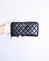 Classic Quilted Zip Wallet, front view